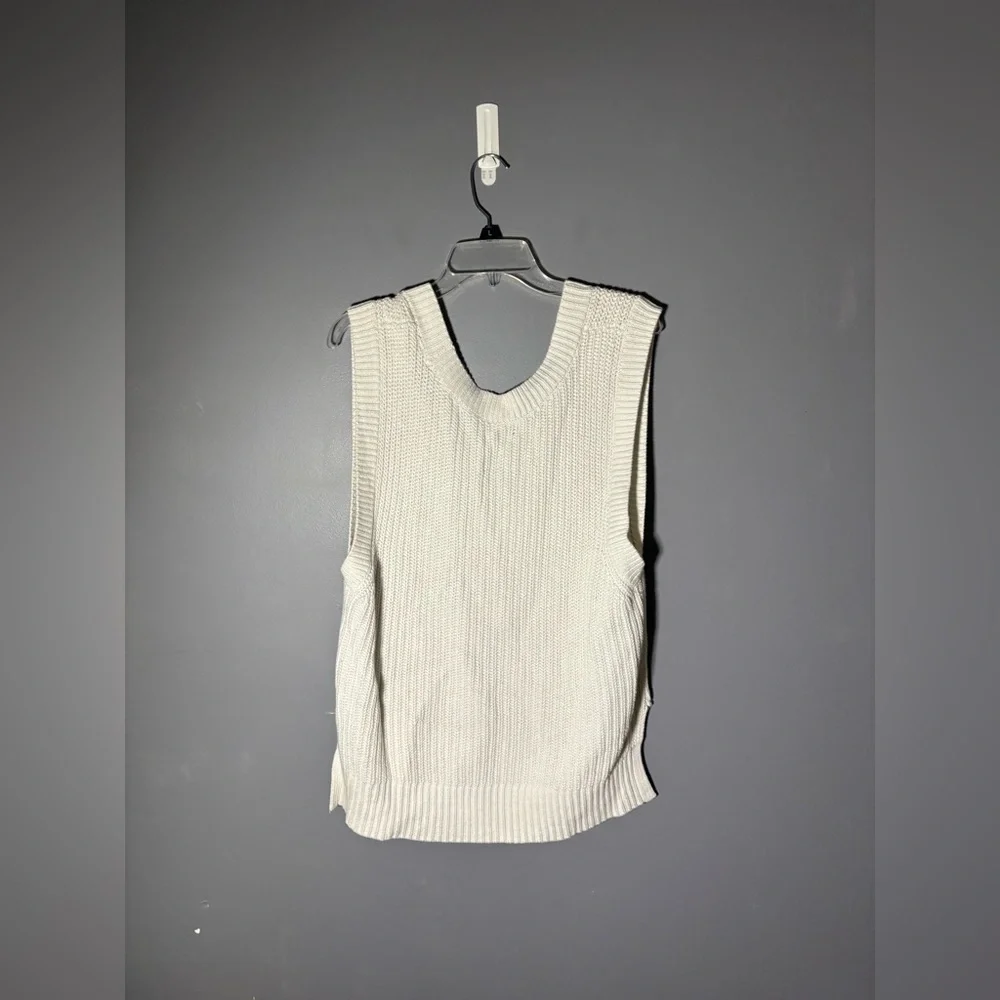 Abercrombie & Fitch Oversized Knit V Neck Sweater Vest Women’s Size Medium